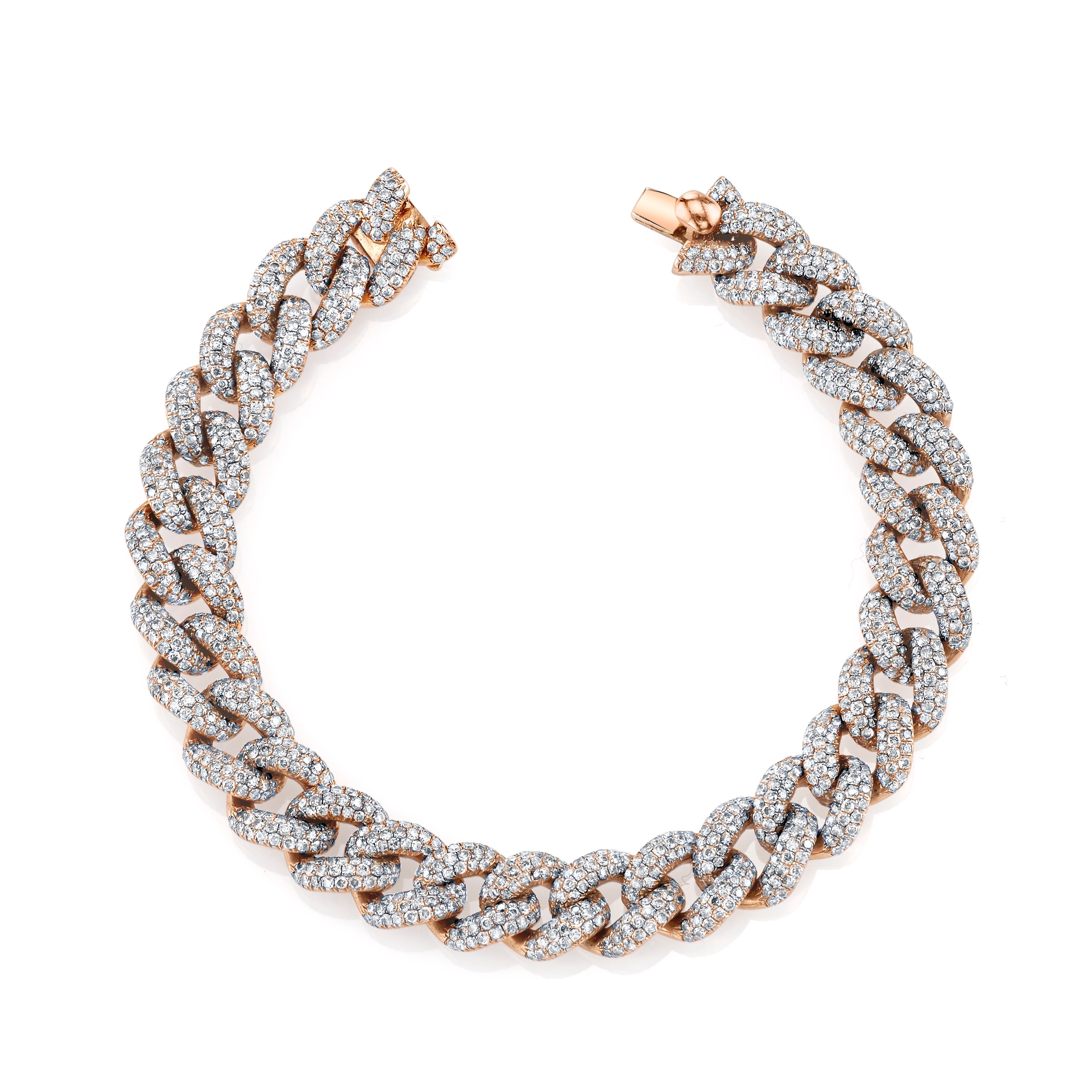 Pave Diamond Essential Link Bracelet