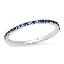Micro Gemstone Eternity Band Ring