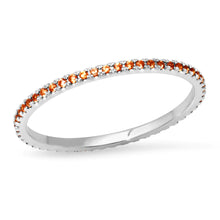 Micro Gemstone Eternity Band Ring