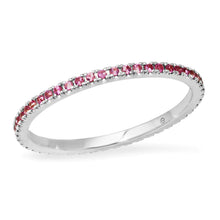 Micro Gemstone Eternity Band Ring