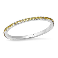 Micro Gemstone Eternity Band Ring