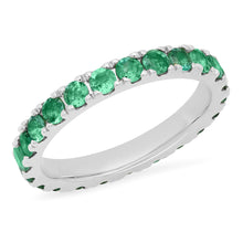 Large Diamond or Gemstone Eternity Band Ring