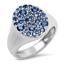 Semiprecious Gemstone Pinky Signet Ring