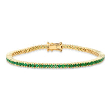 Gemstone Classic Tennis Bracelets