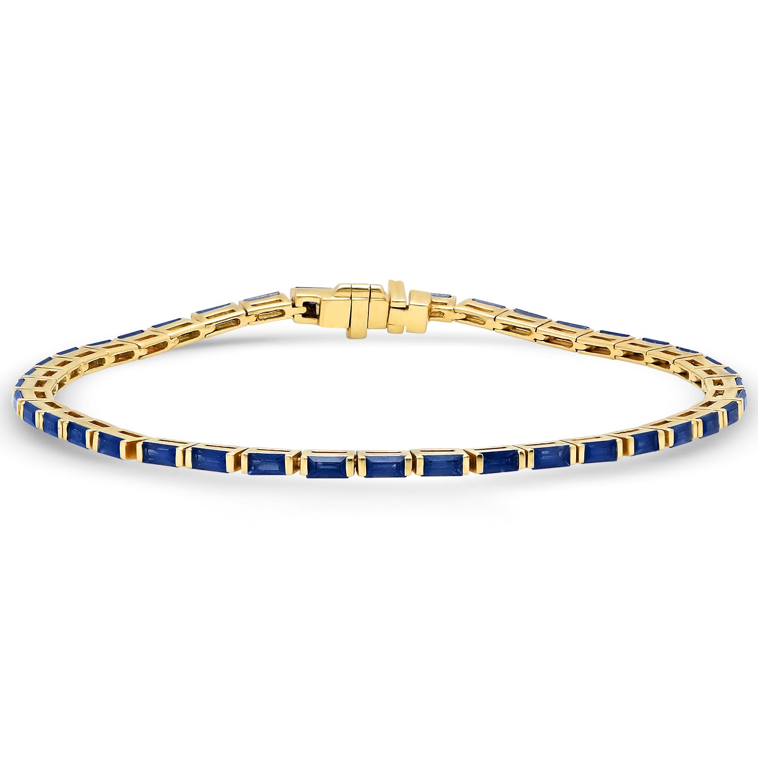 Sapphire Baguette Tennis Bracelets