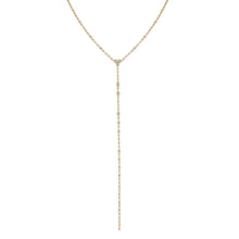 Diamond Infinity Station Y Necklace