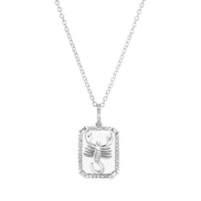 Mini Zodiac Nameplate Pendant Necklace