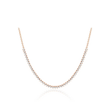 Delicate Round Diamond Necklace