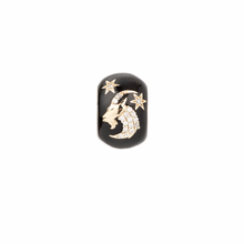 Zodiac Ceramic & Diamond Big Bead Charm