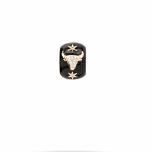 Zodiac Ceramic & Diamond Big Bead Charm
