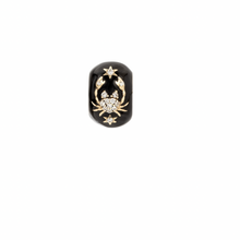 Zodiac Ceramic & Diamond Big Bead Charm