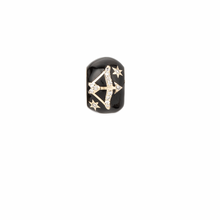 Zodiac Ceramic & Diamond Big Bead Charm