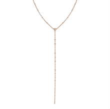 Diamond Infinity Station Y Necklace