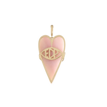 Precious Stone Heart Pendant