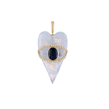 Precious Stone Heart Pendant