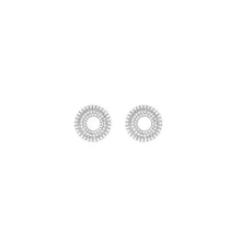 Drew Pave Diamond Concentric Circles Earrings