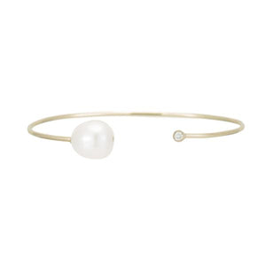 ariel gordon baroque pearl cuff duo bracelet