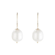 ariel gordon baroque pearl swing hoops earrings