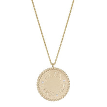 Imperial Disc Pendant Necklace