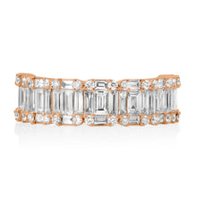 Diamond Baguette Illusion Band Ring