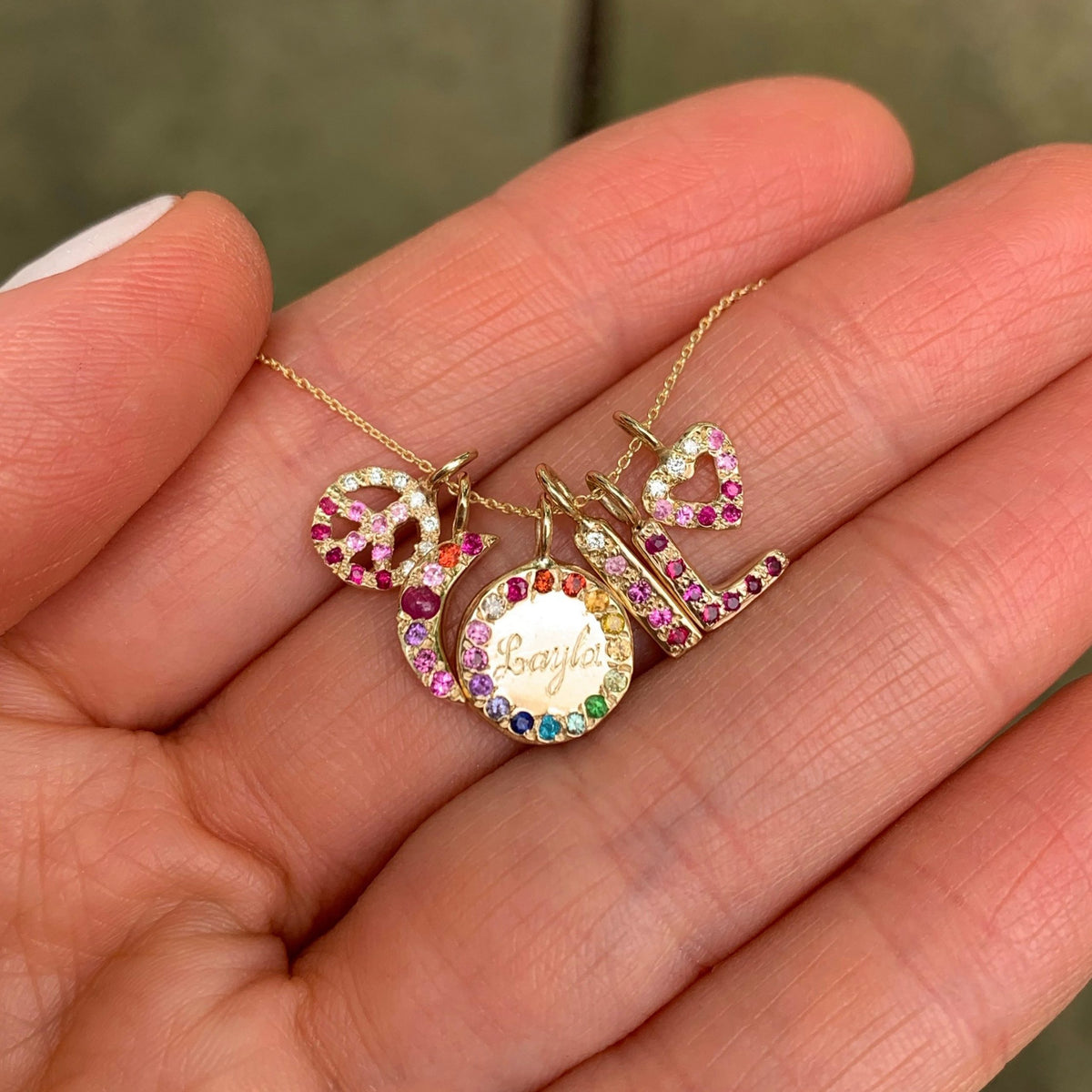 Peace sign charms deals