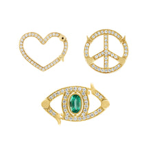 Gemstone or Diamond Closure Necklace