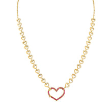Gemstone or Diamond Closure Necklace