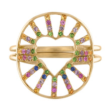 Opal & Sapphire Nesting Ring Set