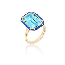 Melange Emerald Cut Statement Ring