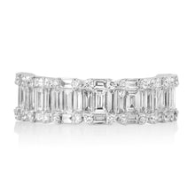 Diamond Baguette Illusion Band Ring