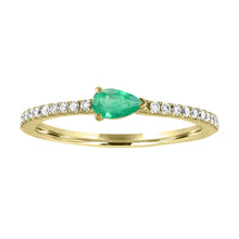 Layla Pear Stacking Ring