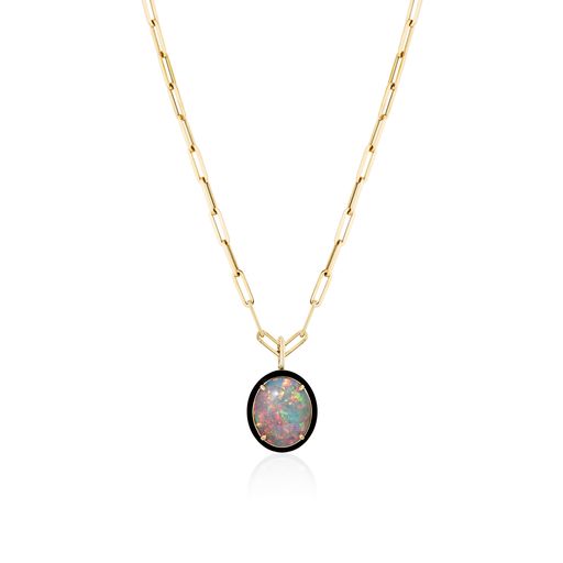 Ethiopean Opal Cabuchon popular Pendant