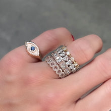 Diamond Baguette Illusion Eternity Band Ring