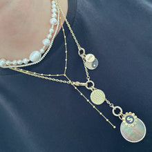 Triple Diamond Enhancer Lariat Chain with Diamond Clasp