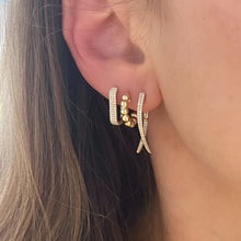 Diamond Jumbo Lola Huggie Earrings