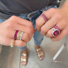 Inside and Out Ruby Eternity Band Ring