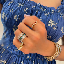 Cursive Diamond Fuck Ring