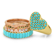 The Ashleigh Bergman Collective x Ariel Gordon Jewelry Turquoise Heart Signet Ring