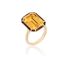 Melange Emerald Cut Statement Ring