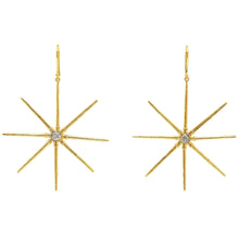 Diamond Sea Star Earrings