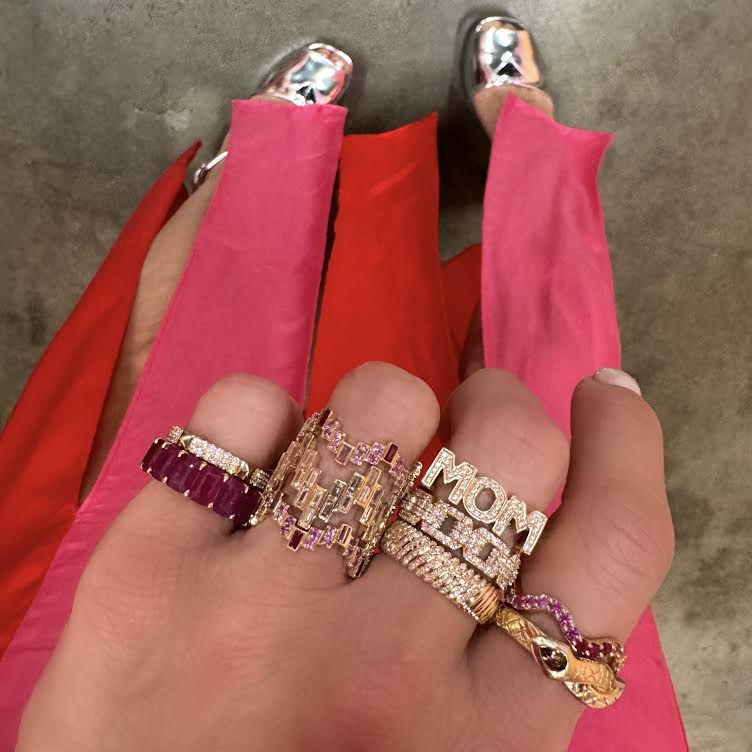 The Ultimate Diamond Mom Stacking Ring