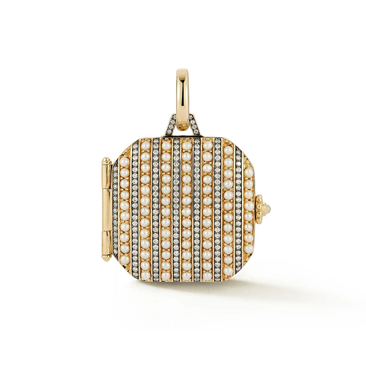 Lorelei Pearl & Diamond Locket