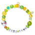 Girl Math or Tini Time Beaded Stretch Bracelet with Hand-Painted Pearl
