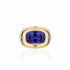 Tanzanite Cushion Cut Ring