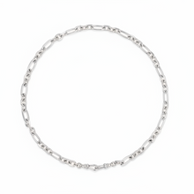 Mixed Link Silver Chain Necklace