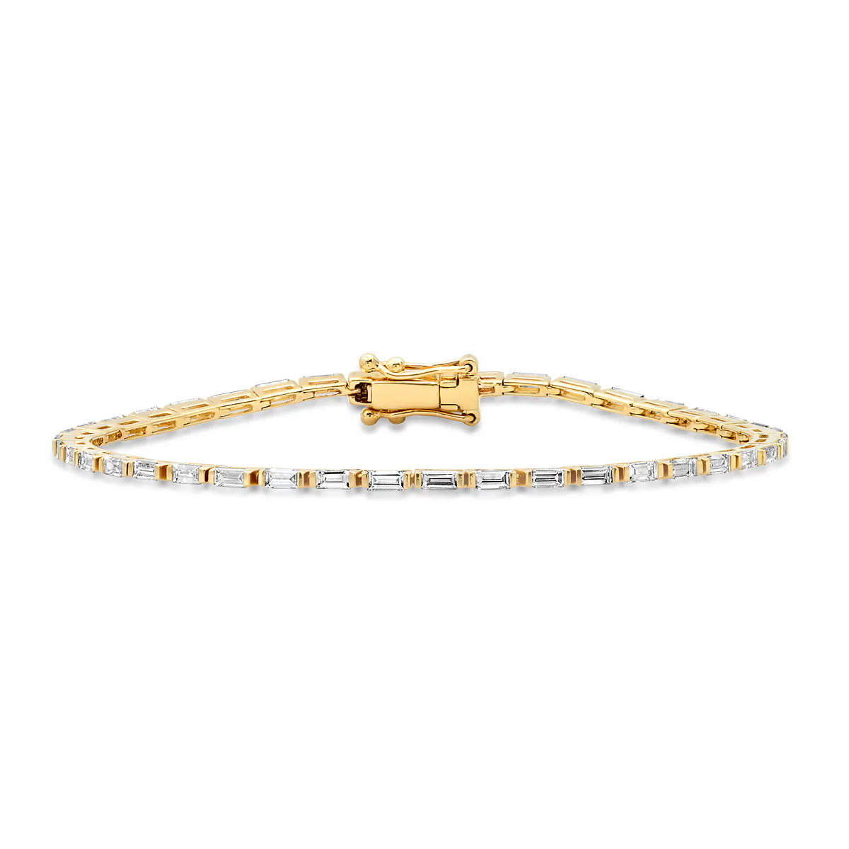 Diamond Baguette Tennis Bracelets