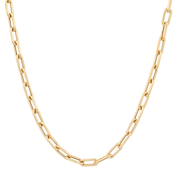 Petite Luxe Paperclip Chain Necklace