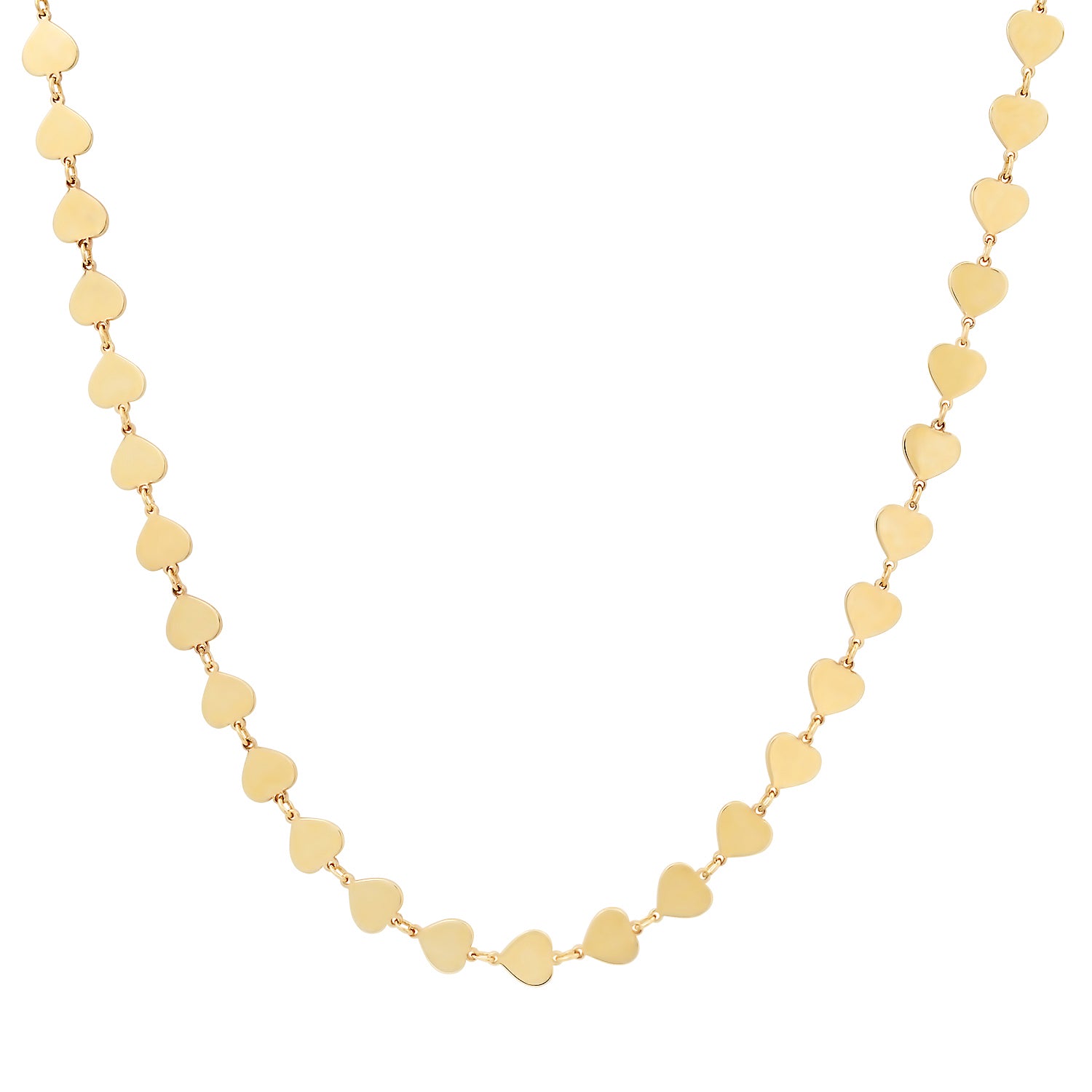 Perfectly Polished Round or Heart Necklace