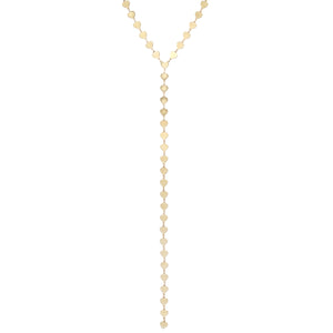 Perfectly Polished Heart Lariat Necklace