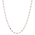 Semiprecious Bezel Set Gemstone Necklace